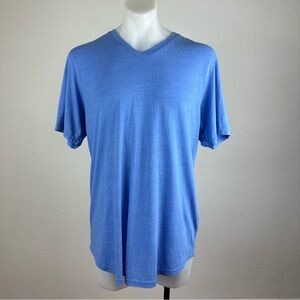 Goodlife Men's Light Blue V-Neck Tee